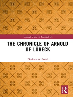 cover image of The Chronicle of Arnold of Lübeck